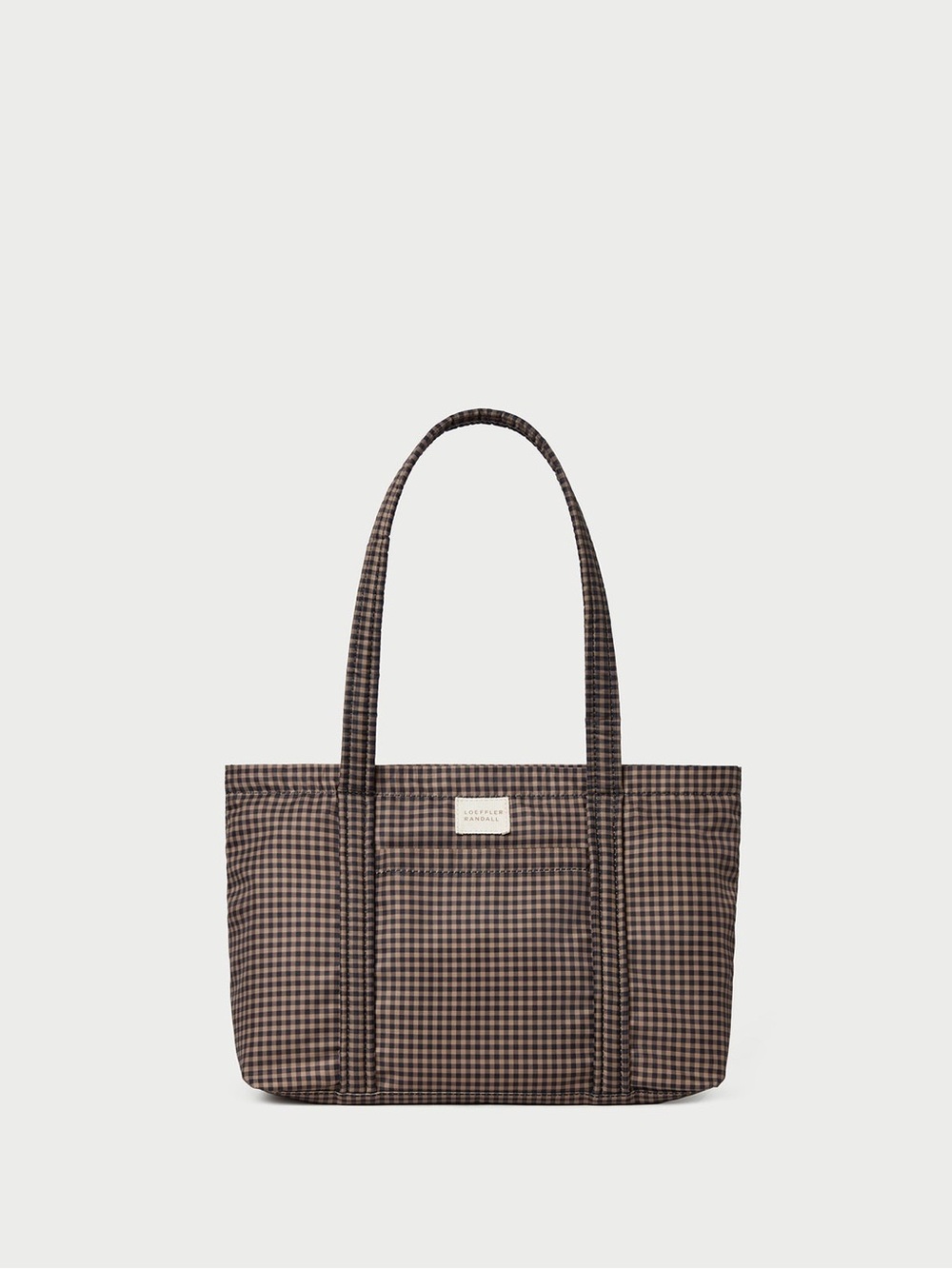 Lyla Brown/Black Check Essential Tote